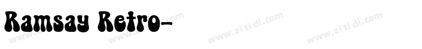 Ramsay Retro字体转换